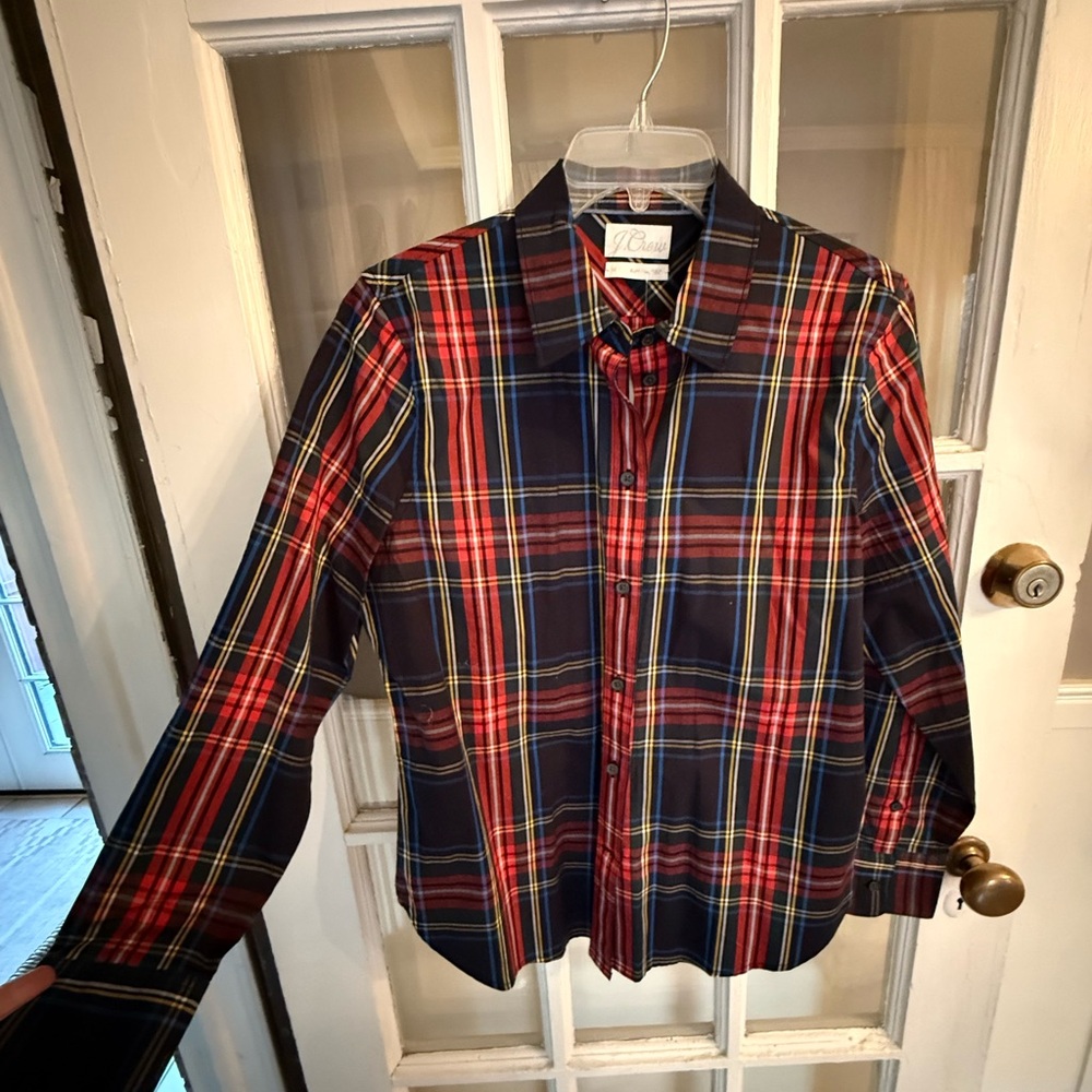 ✨NWT J. Crew Slim Fit Plaid Shirt 10